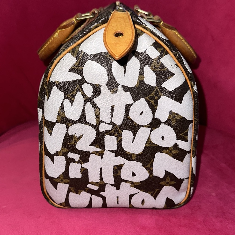 Louis Vuitton Stephen Sprouse speedy 30 Boston satchel silver graffiti - Picture 4 of 16
